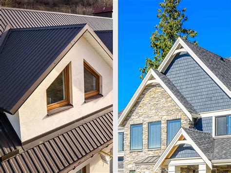 houses with metal roofing|metal roofing vs asphalt shingles.